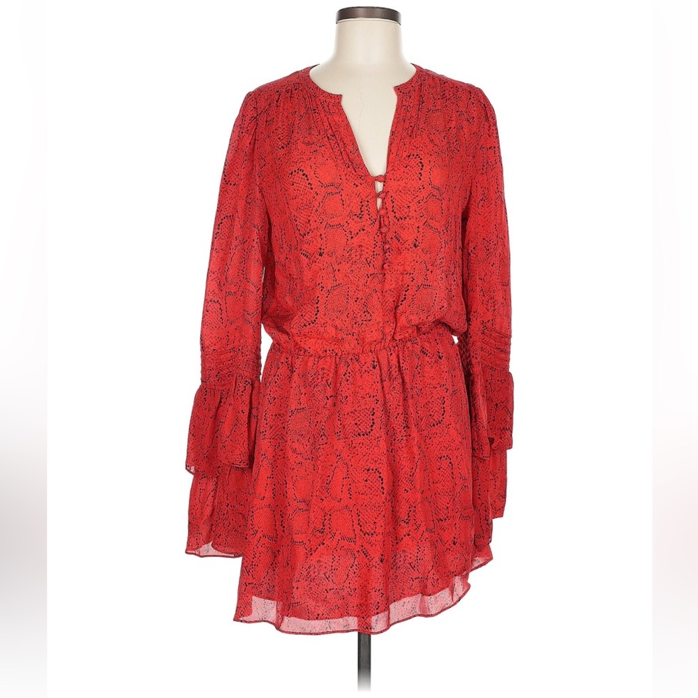 Parker | 100% Silk Python Mini Dress